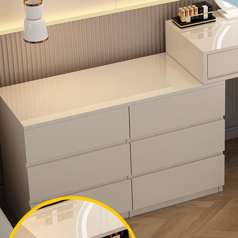Contemporary Simple Vanity Make up Dressing Table with Storage Drawers