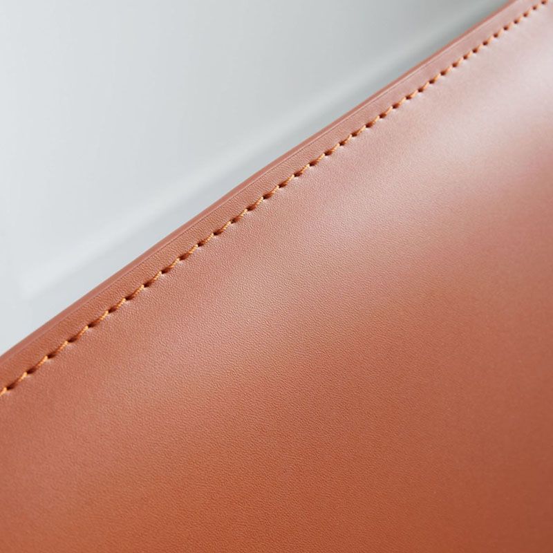 Silla sin brazos de comedor de metal moderno, silla de comedor de cuero para uso doméstico