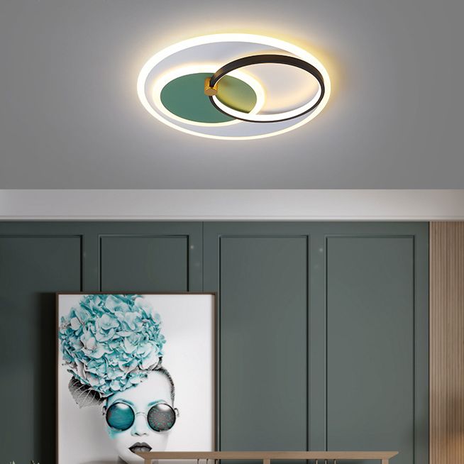 3-stufige oberflächenmontierte Deckenleuchte im nordischen Stil, Acryl-Schlafzimmer-LED-Einbauleuchte