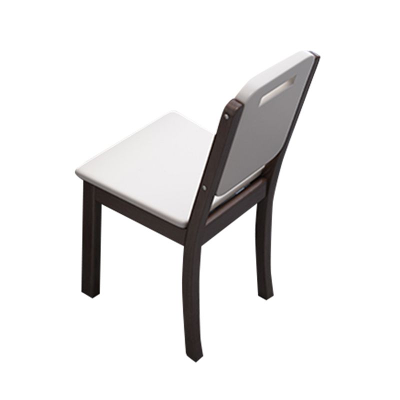 Modern Style Stone Furniture Set 7 Pieces Round Shape Dinette Table with Armless Chair