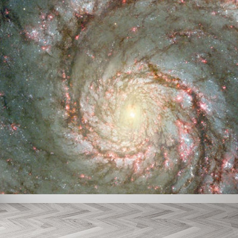 Stain-Proof Magical Sky Scenery Mural Decal Modern Non-Woven Material Wall Decor, Custom