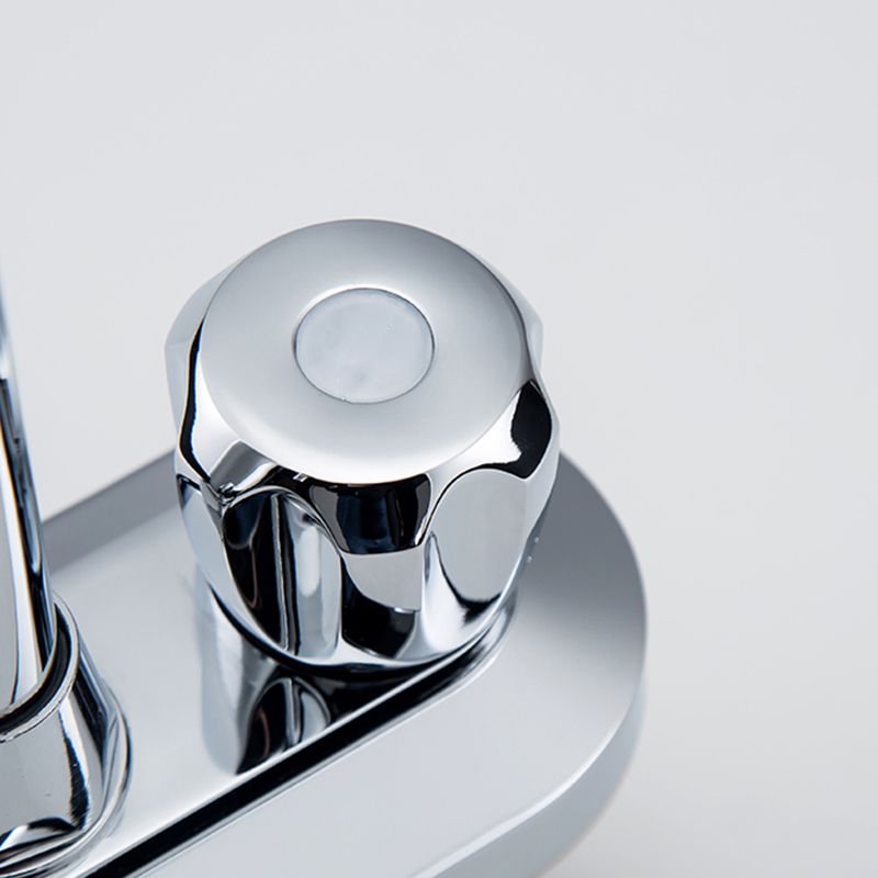 2 Handle Modern Vessel Sink Faucet Swivel Spout Bathroom Faucet
