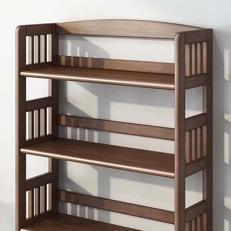 Scandinavian Style Open Back Bookshelf Standard Wooden Bookcase for Study Room