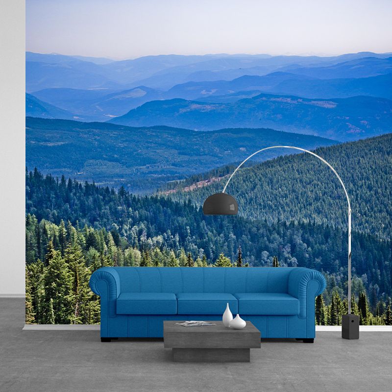 Horizontal Photography Forest Landscapes Mural Eco-friendly Wallpaper for Wall Decor