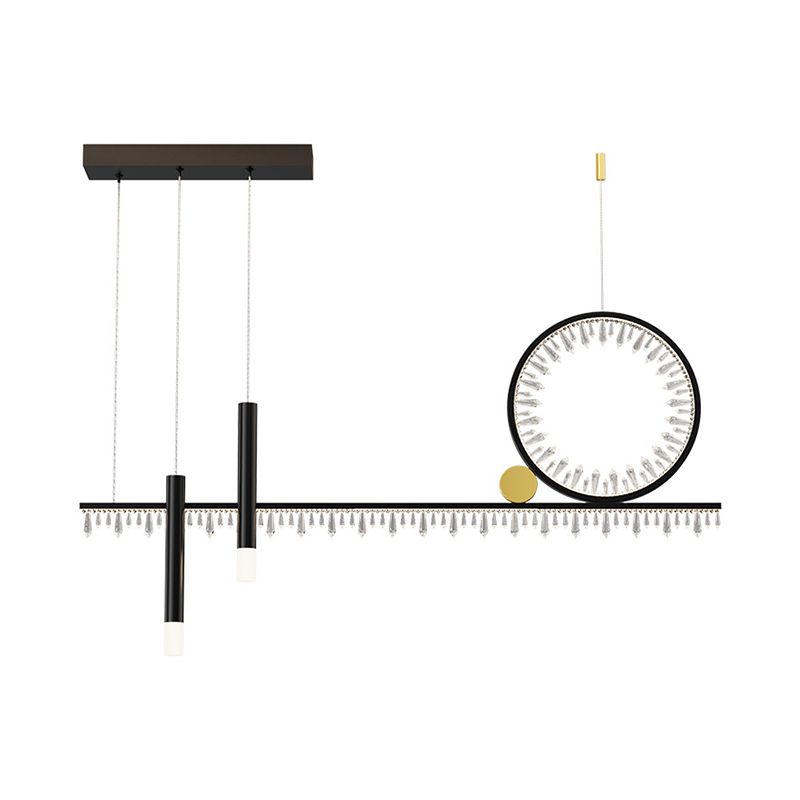 Modernism 4-Light Kitchen Island Lighting LED Island Pendant Lighting