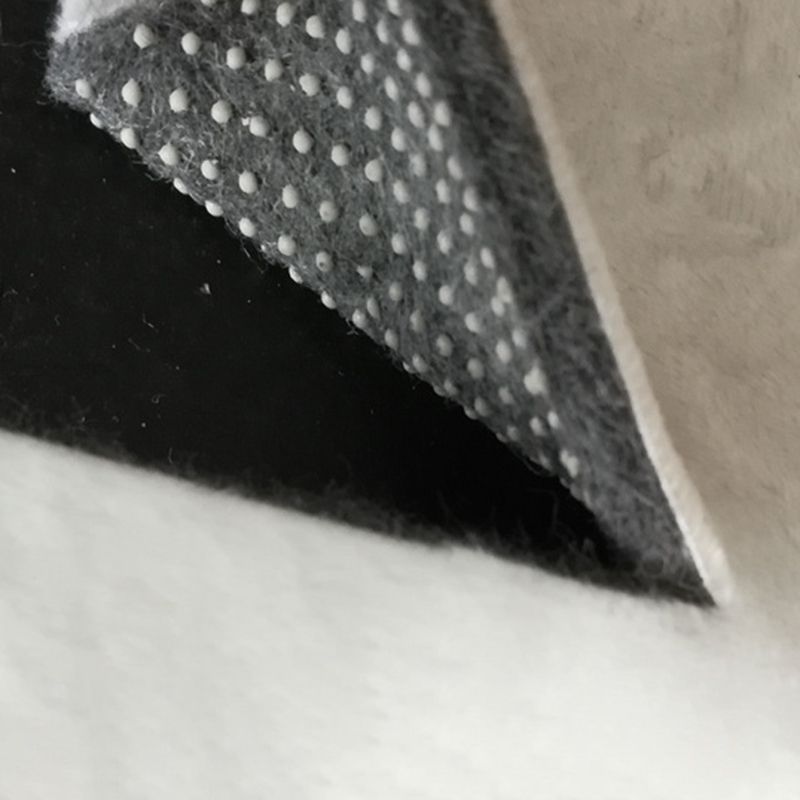 Trendy Leopard Pattern Rug Black Contemporary Area Carpet Anti-Slip Backing Rug for Living Room