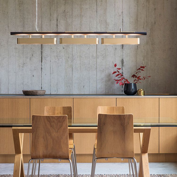 Moderner LED -Edelstahl -Hangleuchten Leuchten Esszimmer Pendellicht Licht