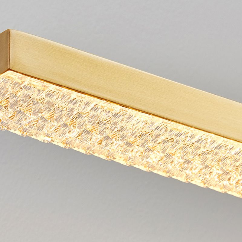 Modern American Style Linear Vanity Wall Light Fixtures Copper 3 Lights Wall Mounted Vanity Lights for Bathroom