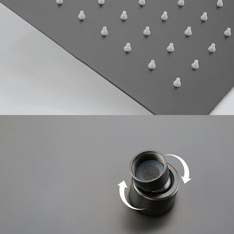 Modern Shower Trim Brass Handheld Shower Head Ceiling Mounted Shower System