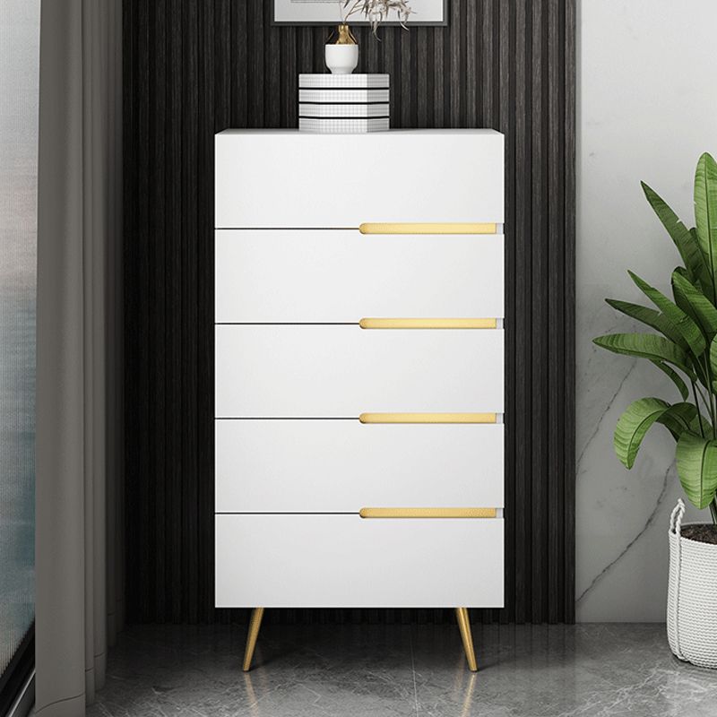 Manufactured Wood Dresser Glam Storage Chest with 3/4/5 Drawers