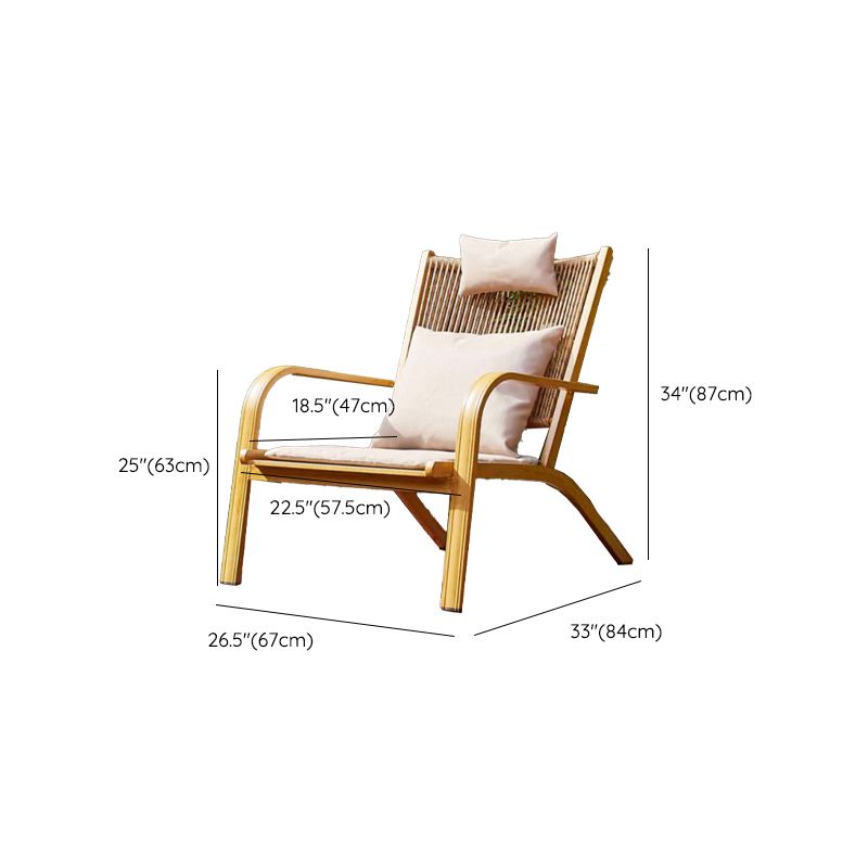 Modern Style Wood Rocking Chair Single Home Lounge Lazy Sofa Chair
