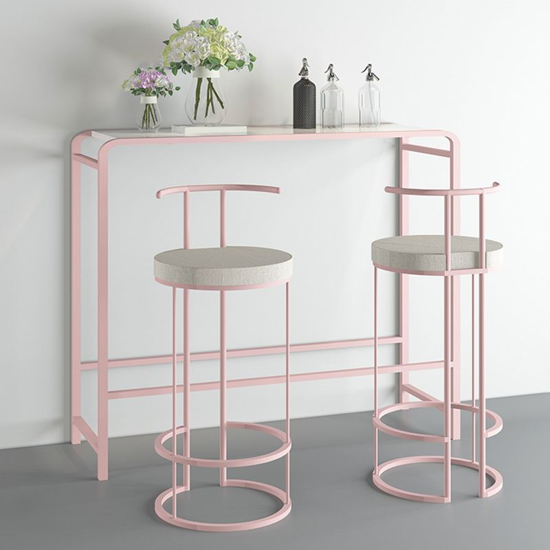 Industrial Bar Table Bar Height Rectangle Pub Table for Indoor and Breakroom