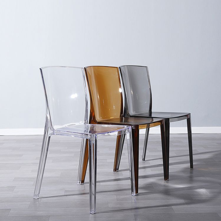 Modern Style Side Chair Plastic Side Dining Chair for Home Use
