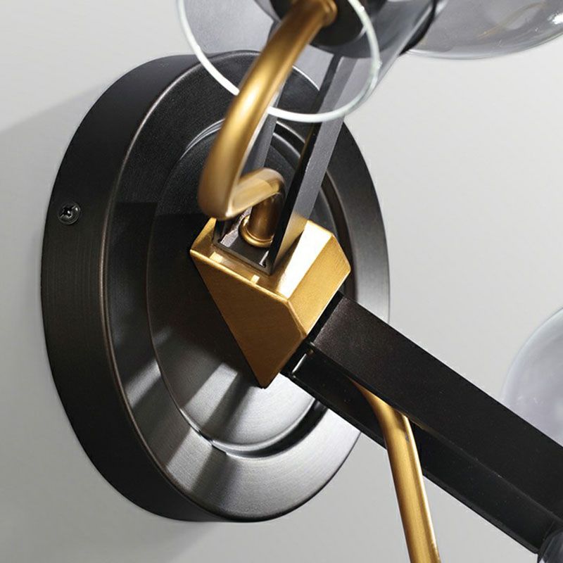 Conical Porch Wall Mount Lighting Glass 1-Light Post-Modern Wall Mount Light Fixture