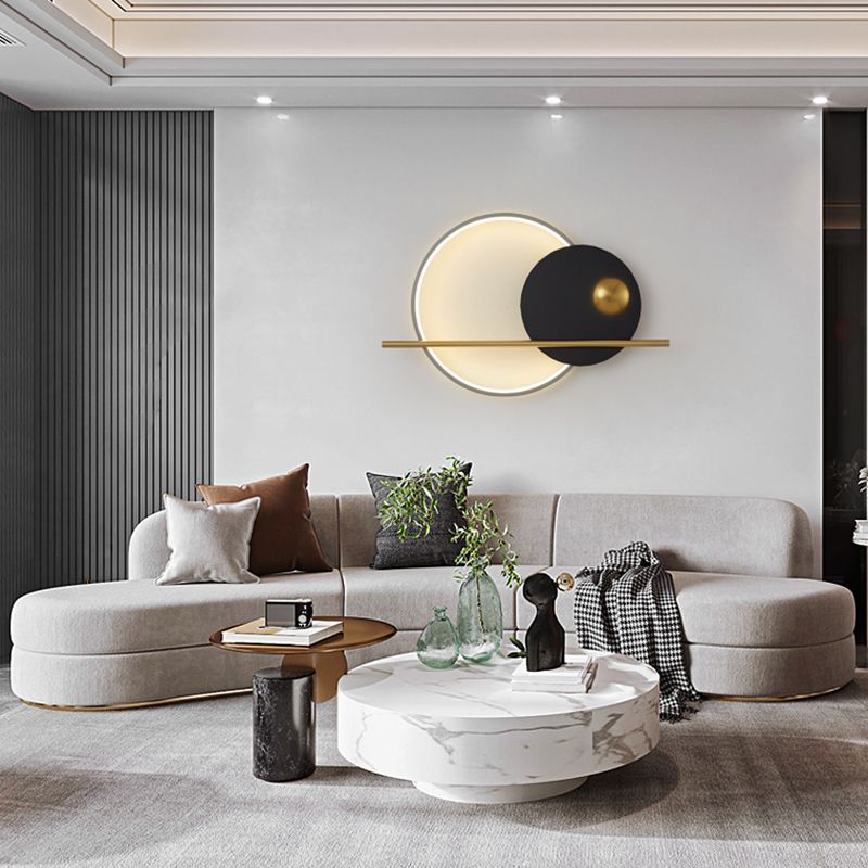 Geometry Shape Metal Wall Lights Modern Style Wall Mount Lighting