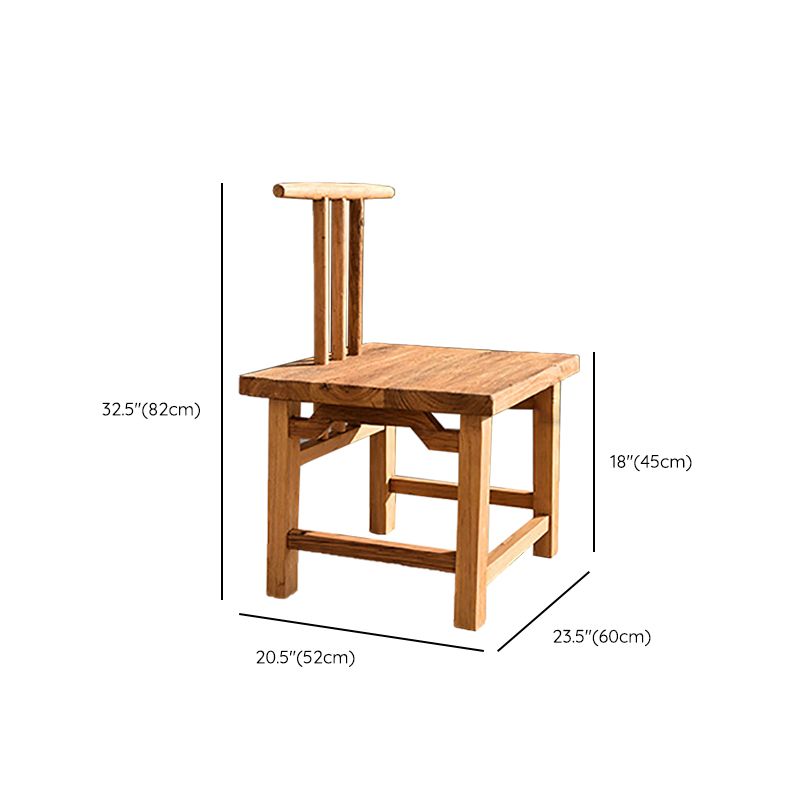 Dining Room Footrest Dining Chair Home Solid Wood Dining Chair