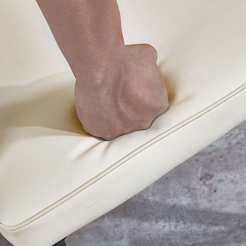 Scandinavische stijl gestoffeerde mantelstoelen stevige achterste achterstoelen voor de keuken voor keuken