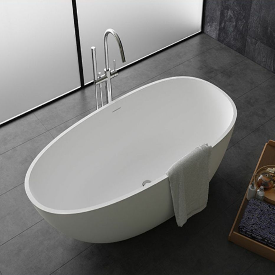Modern Stone Soaking Bathtub Antique Finish Freestanding Bath Tub