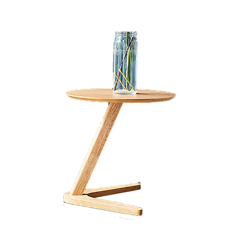 19.69 inch Wide Scandinavian Sofa Side Accent Table Solid Wood Side End Table
