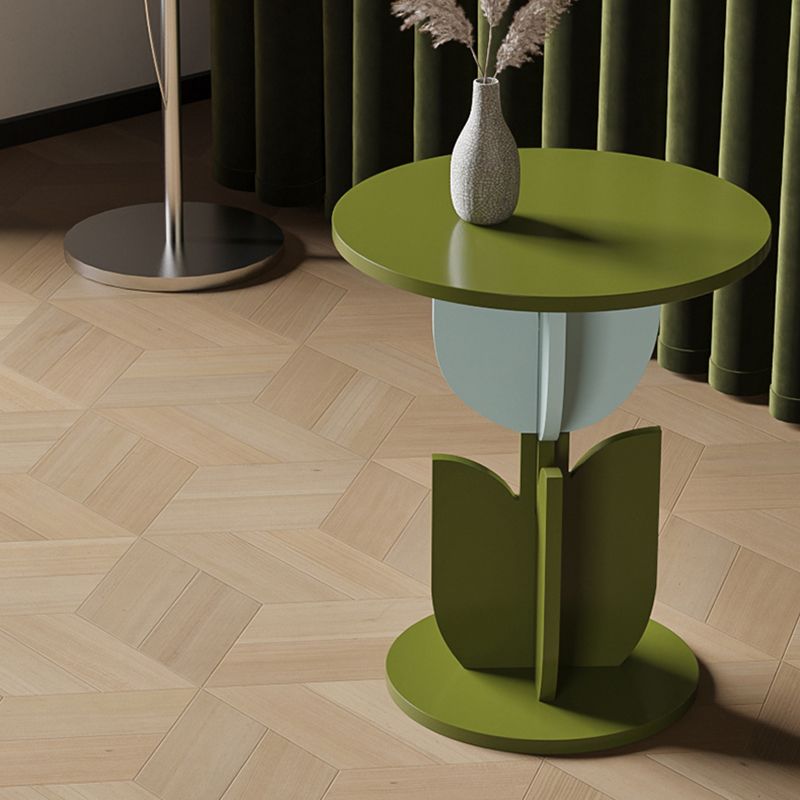 Nordic Round/Geometric Coffee Table Wooden Coffee or End Table