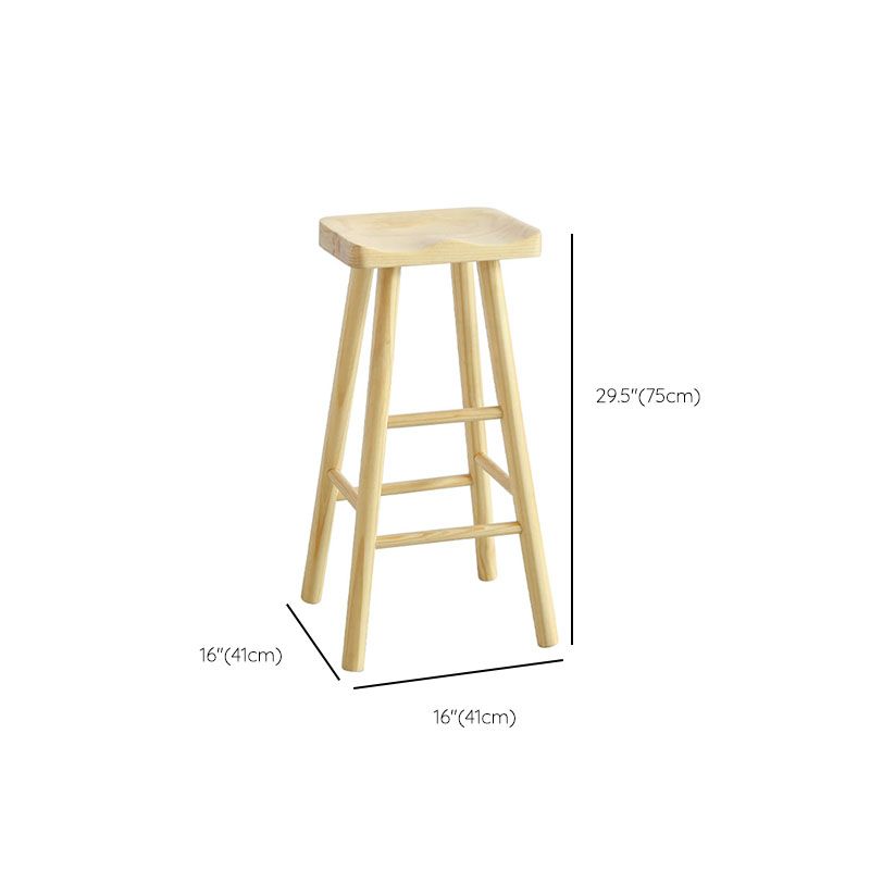 Solid Wood Bar Table Set 1/2/3 Pieces Rectangular Bar Stool and Table Set