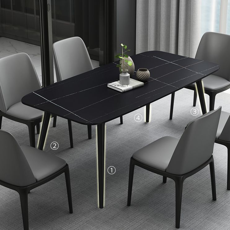 Modern 1/2/3/5/7 Pieces Dining Set Sintered Stone Dining Table Set