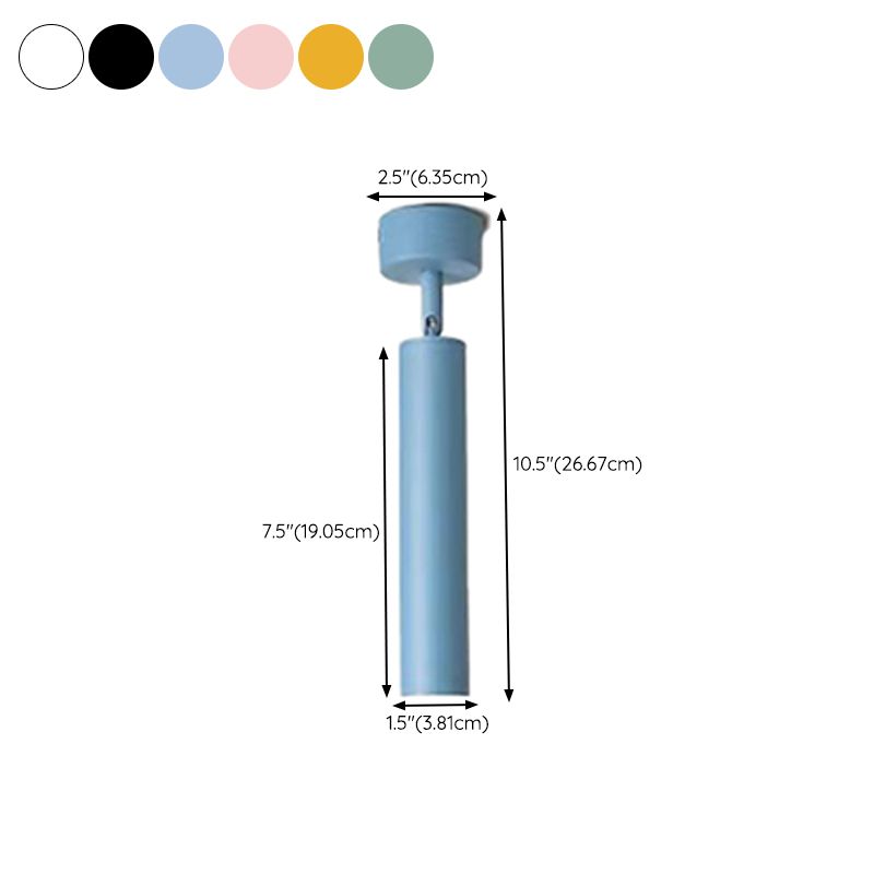 Nordic LED Ceiling Lamp Macaron Flush Mount Light Fixture for Corridor