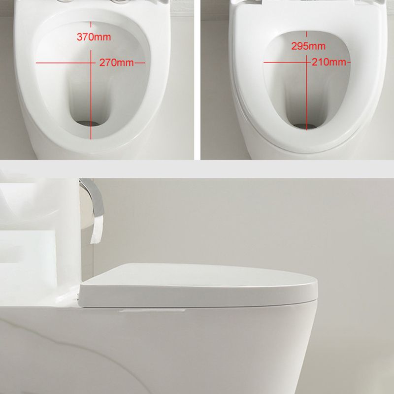 Contemporary 1-Piece Toilet Bowl Floor Mounted Urine Toilet for Bathroom