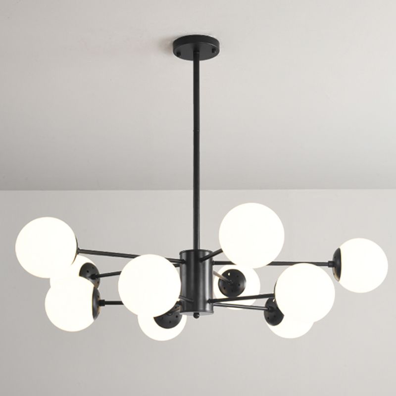 Contemporary Spherical Pendant Chandeliers Glass Chandelier Lighting Fixtures