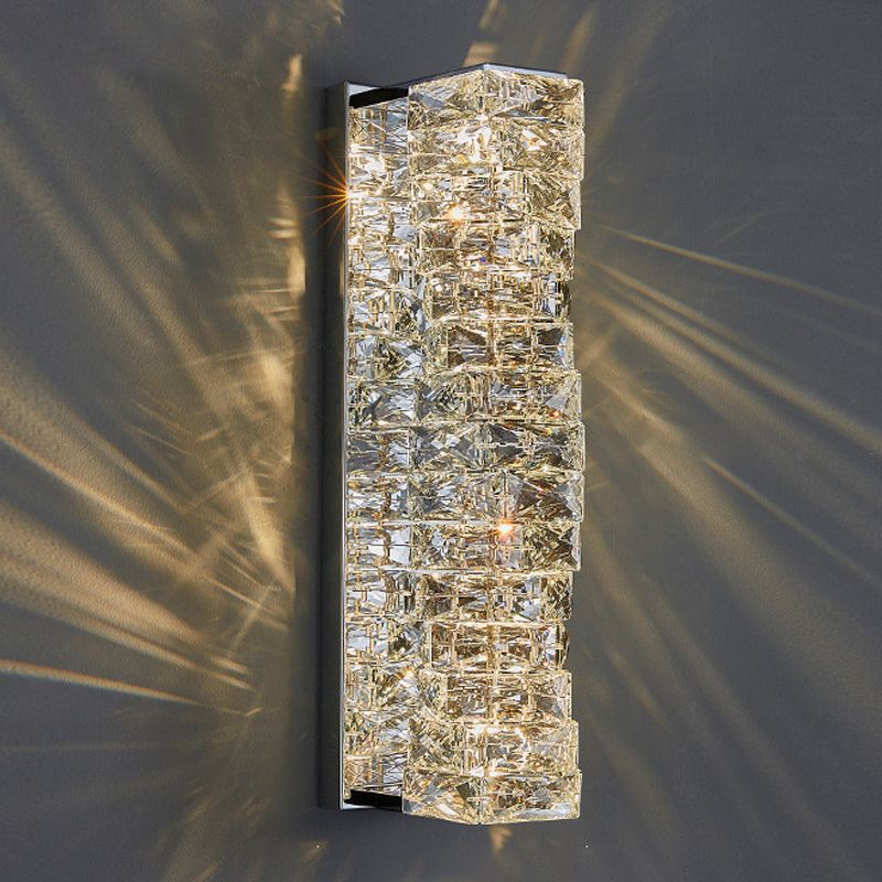 Forma única de pared de pared de 1 luces Moder Moderna Montaje de montaje en pared de cristal