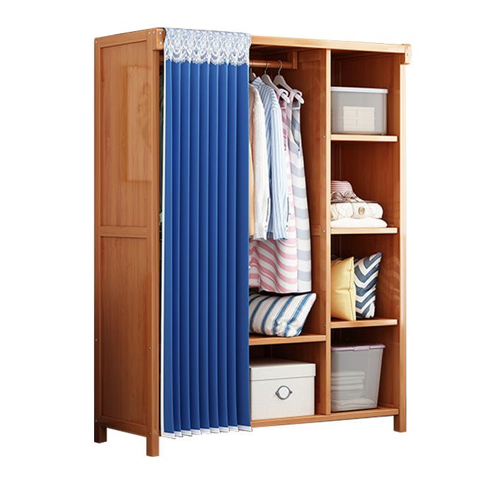Rectangular Wardrobe Cabinet Modern Style Home Wooden Wardrobe Closet