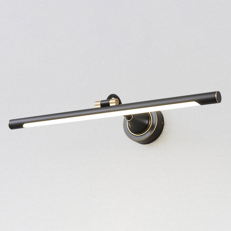 Metal Linear Shade Wall Sconce Modern Style Modern Single Mirror Specchio Apparecchiatura da parete