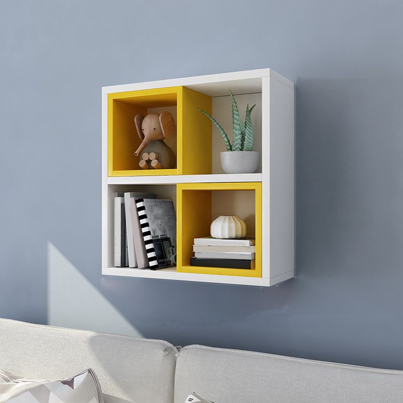 Modern Floating Bookshelf Wooden Wall Mounted Bookcase Shelves Included for Home