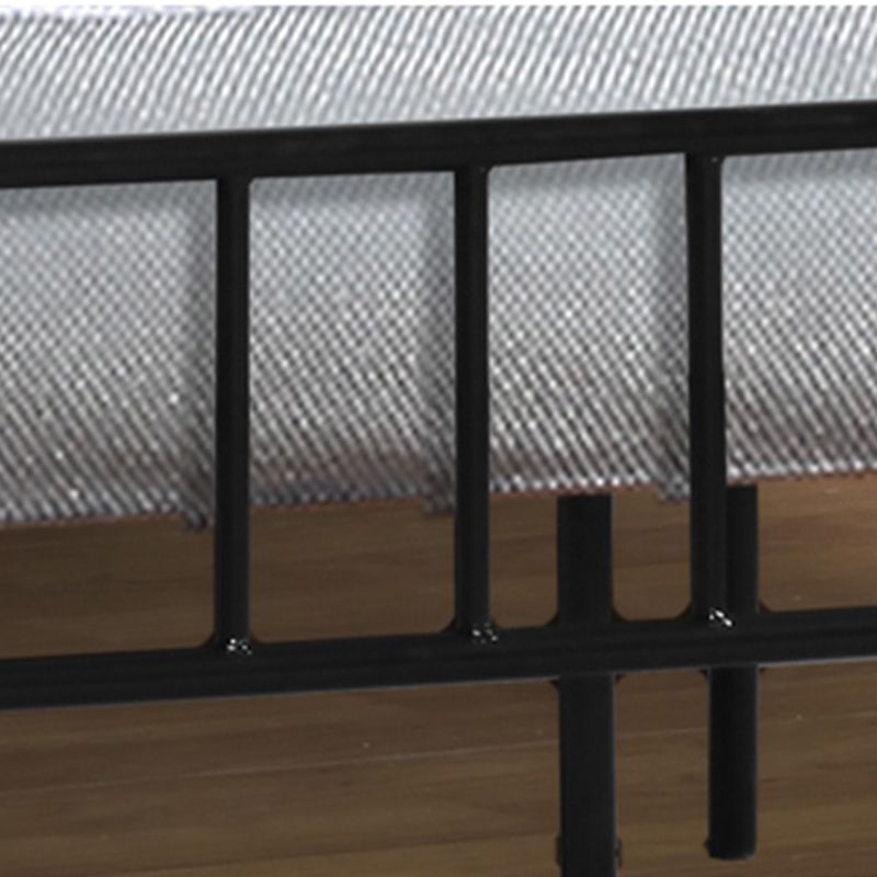 Arched Open-Frame Metal Bed 41" H Bed With Headboard and Footboard