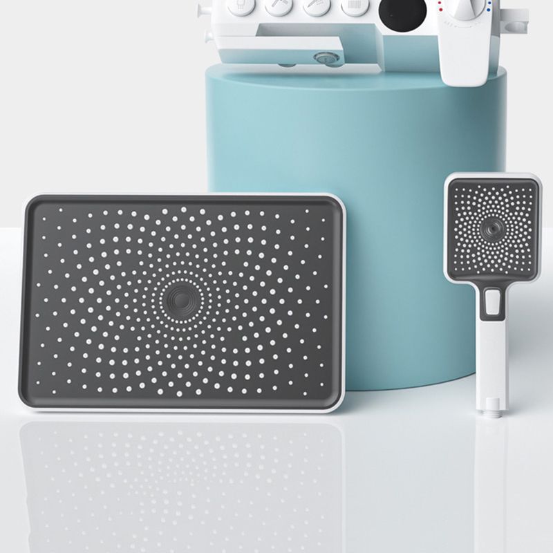 Contemporary Shower System Slide Bar Adjustable Shower Head Wall Mounted Shower Set