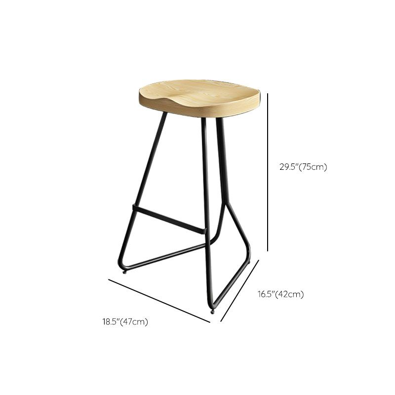 1/3/4/5 Pieces Industrial Iron Bar Table Set Round Bistro Set with Wood Top