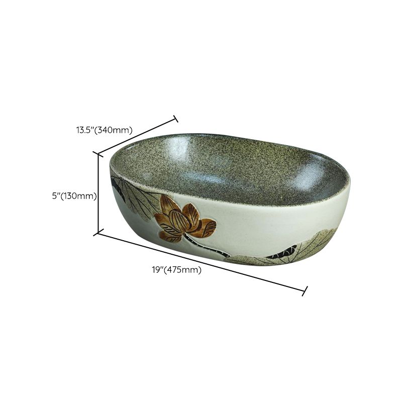Porcelain Vessel Bathroom Sink Modern No Craftsmanship Vessel Bathroom Sink Only