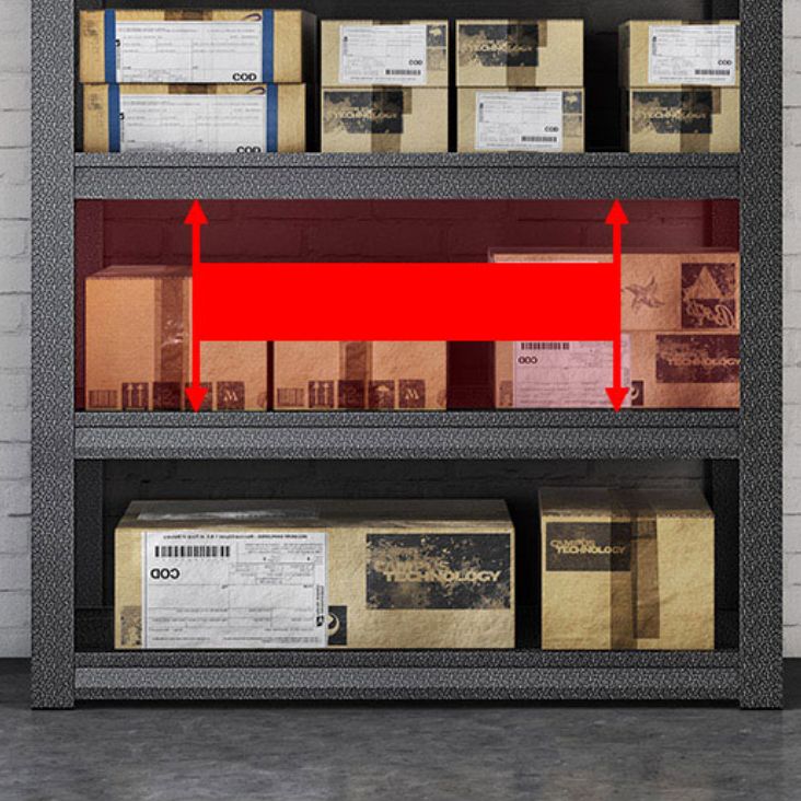 Etagere Contemporary Bookcase Metal Open Back Bookshelf with Shelves