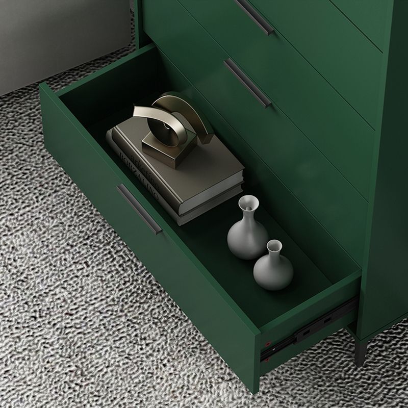 Vertical Wood Contemporary Dresser Bedroom Lingerie Chest Dresser with Drawer