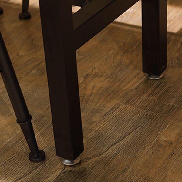 Contemporary Rectangle Bar Dining Table Solid Wood Bar Table in Brown