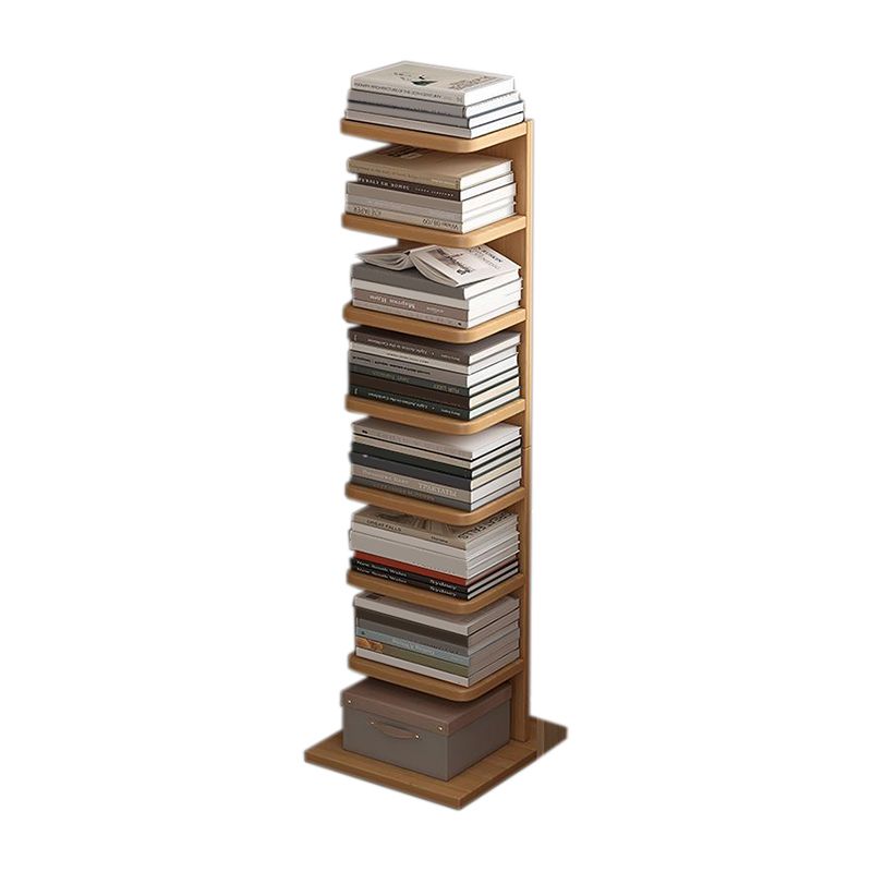 13.78"W Bookcase Contemporary Style Bookshelf for Home and Office