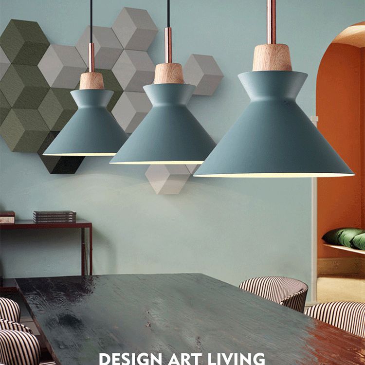 Metaal 1 licht hangende lichten moderne eetkamer naar beneden verlichting hanger