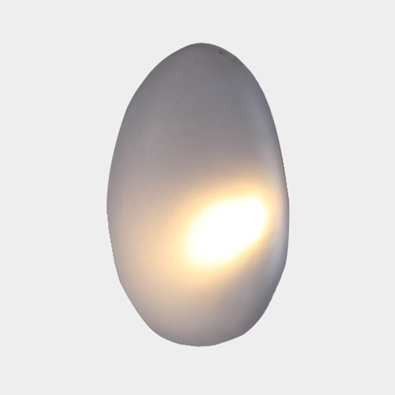 Simple Glass Sconce Light Fixtures One Head Modern Geometric Wall Lamp for Bedroom