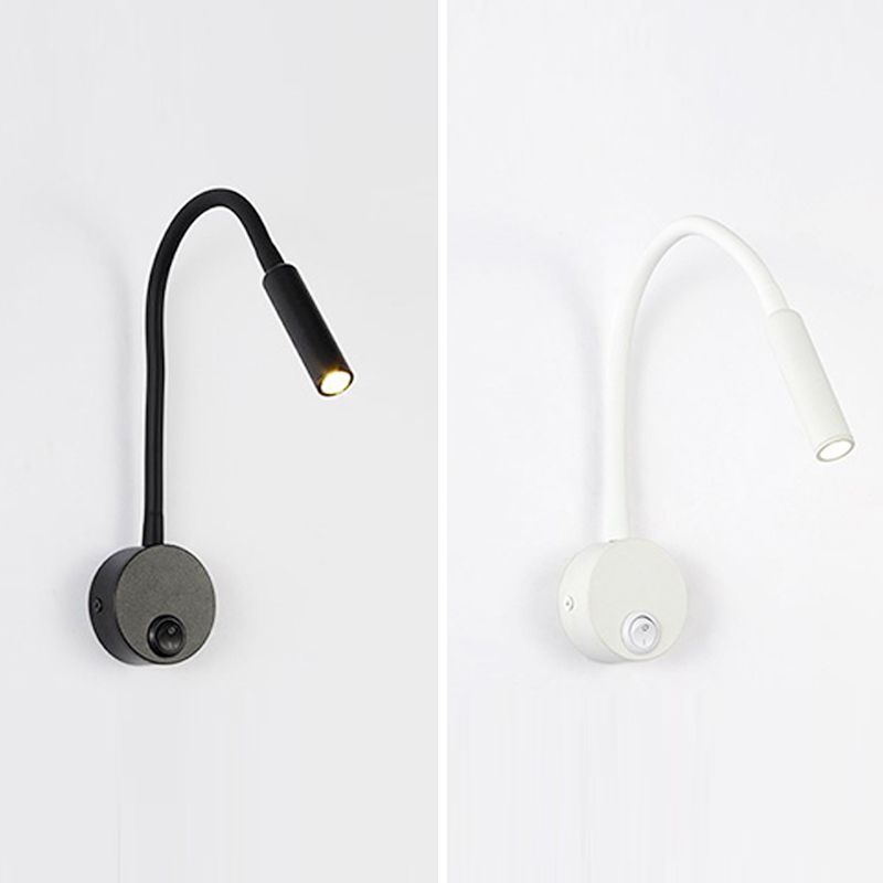 Metal Armed Wall Light Sconce Simplicity 1 Light Wall Mounted Lamp