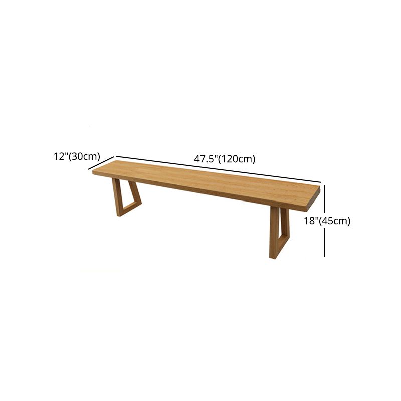 Modern Style 1/4/6 Pieces Dining Bench Set Solid Wood Dining Table and Chairs