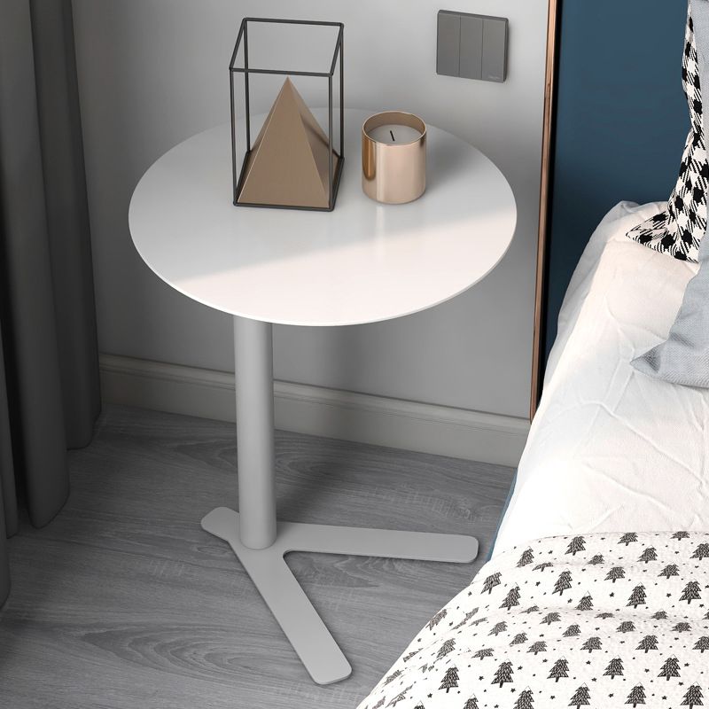 Metal Round Side End Table Minimalist Side Table for Living Room