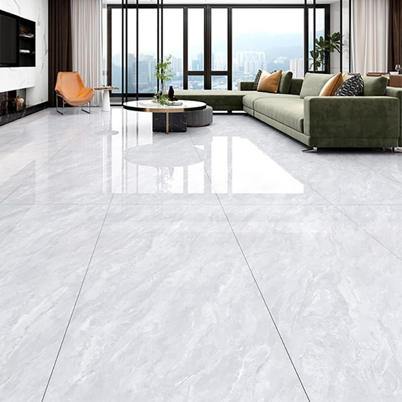 Polished Mixed Material Floor Tile No Pattern Singular Floor Tile
