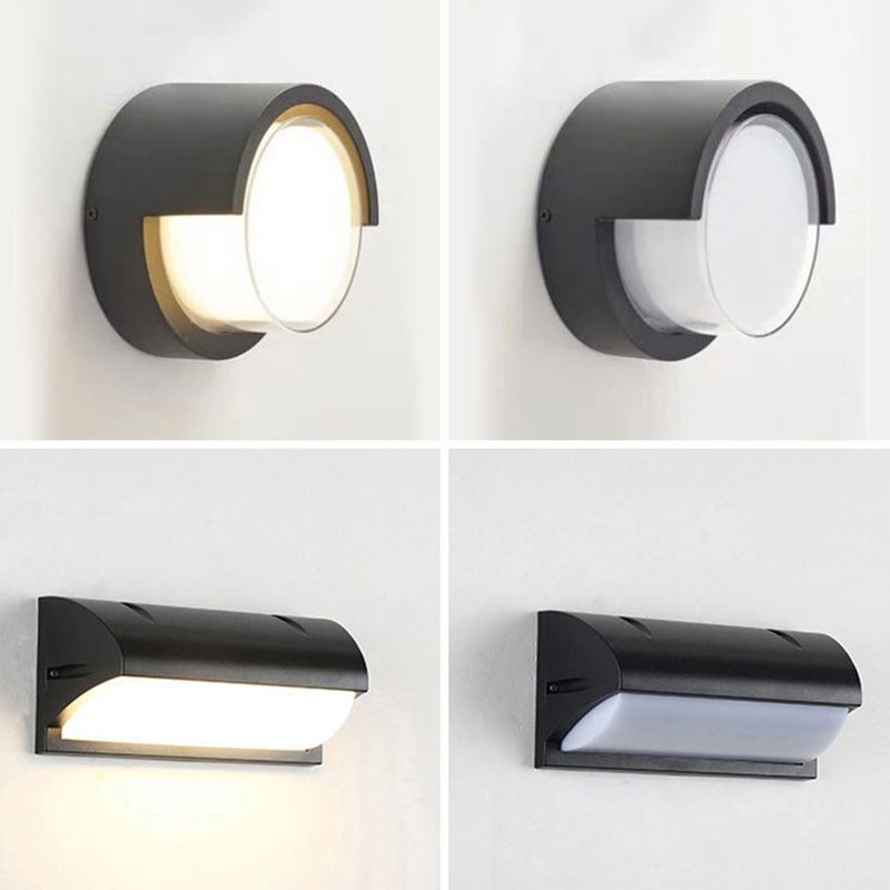 Modern Minimalist Style Wall Light Sconces Acrylic 1 Light Wall Lights for Outside Wall