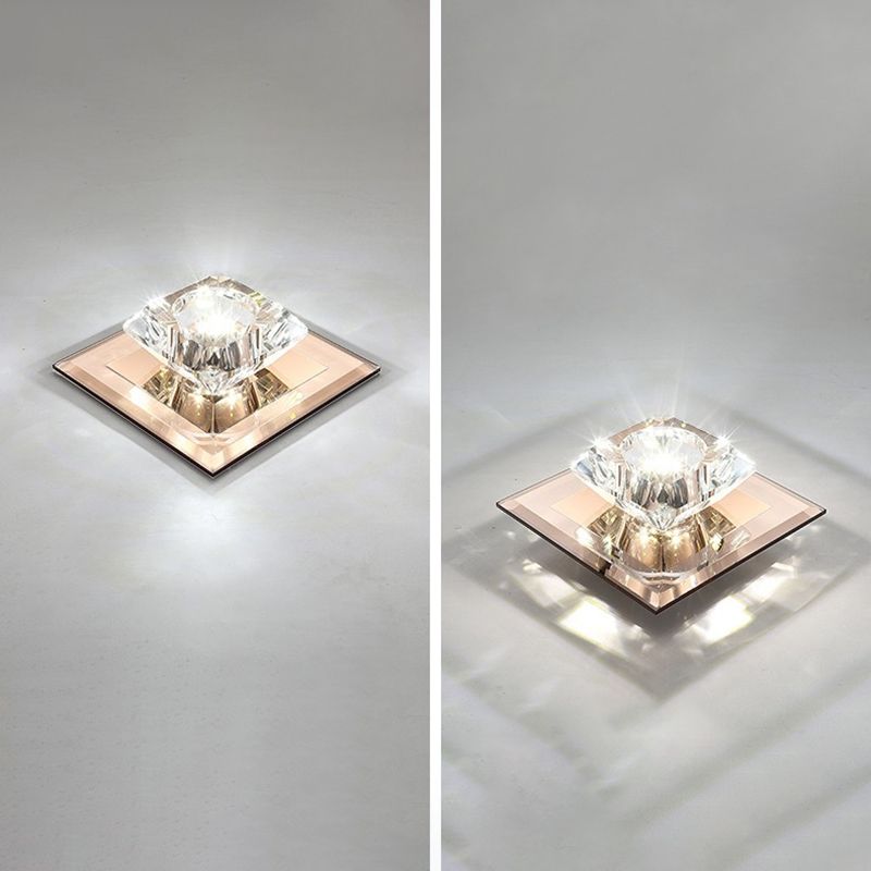 Geometric Flush Mount Light Close to Ceiling Lighting Fixture Modern Flush Mount Ceiling Light