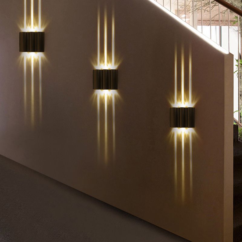 Metal Geometric Wall Mount Lamp Simple 1 Light Wall Mounted Light Fixtures